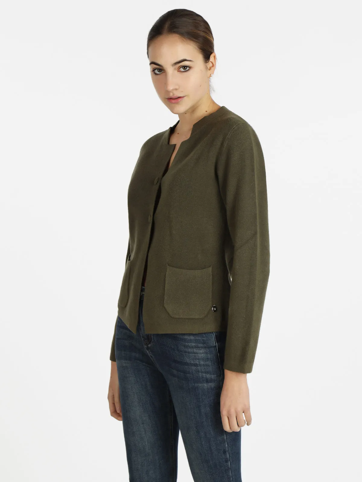 Griffai Cardigan tricoté femme avec boutons