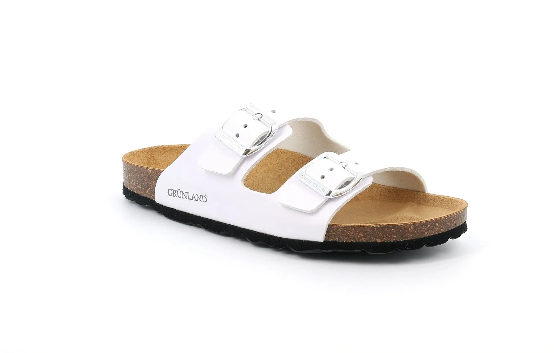 GRUNLAND Sandalo Basso Donna - CB4018 Bianco  