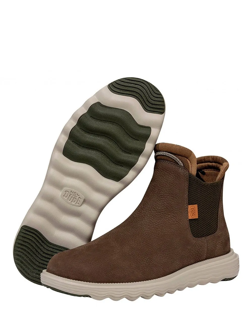HeyDude     Branson boot craft leather m olive