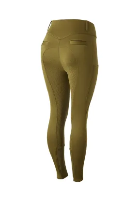 Horze Mira Pantaloni da equitazione termici con full grip per donna