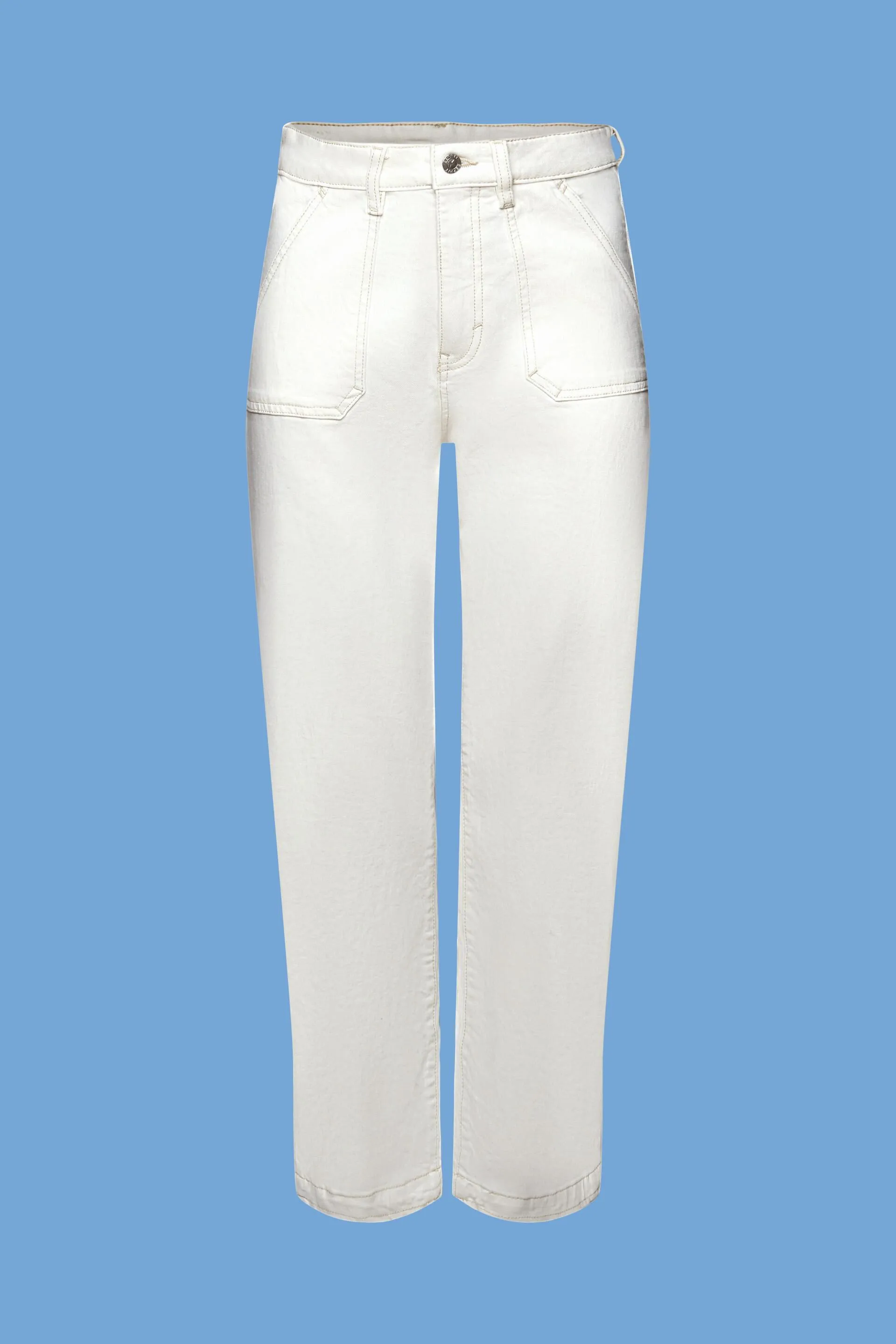 Jeans dritti a vita alta