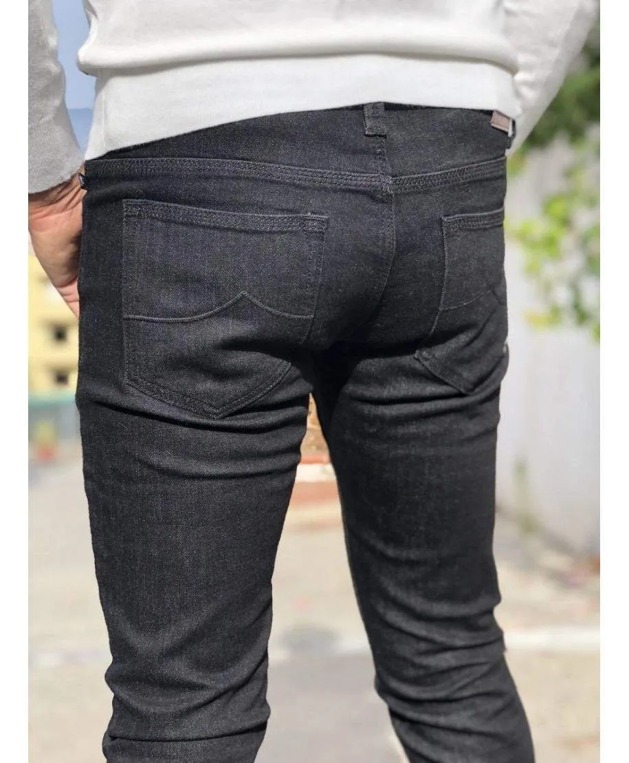Jeans uomo, neri - Slim - Keyjey