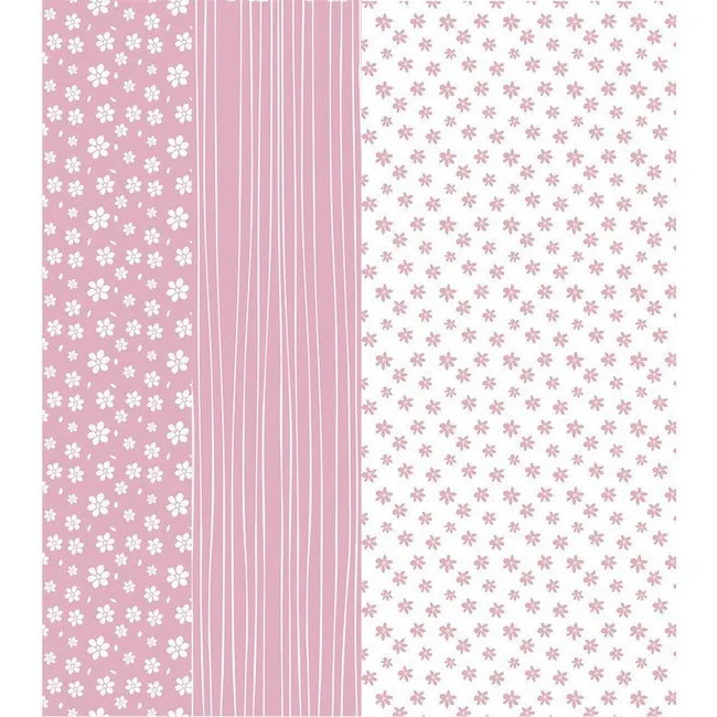 Kit di tela per rilegatura Essential Basics tonalità rosa 32 x 45 cm - Artis decor - 3 unità