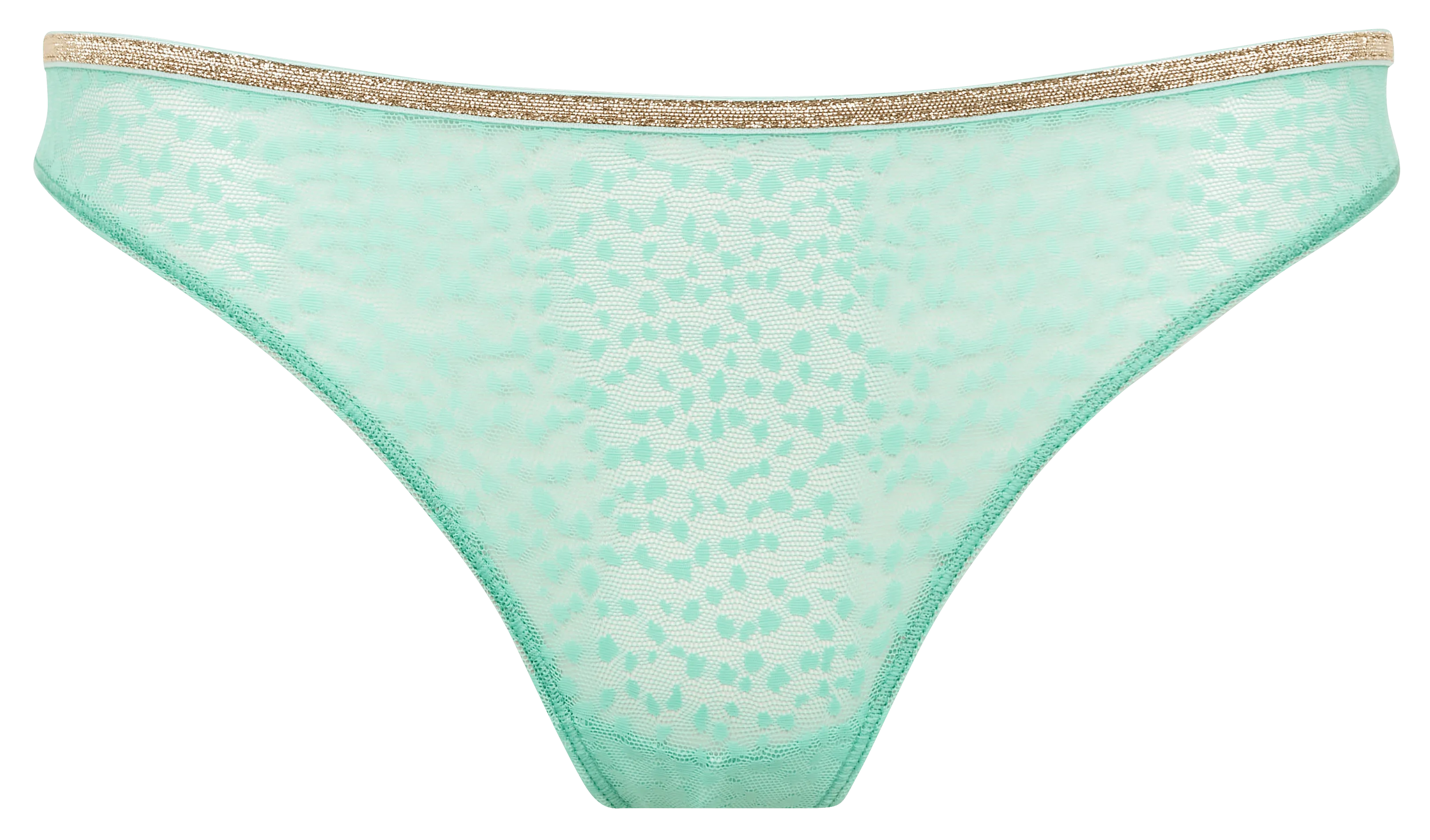  LA NOUVELLE   GEORGIA - Slip brasiliano in pizzo | Verde