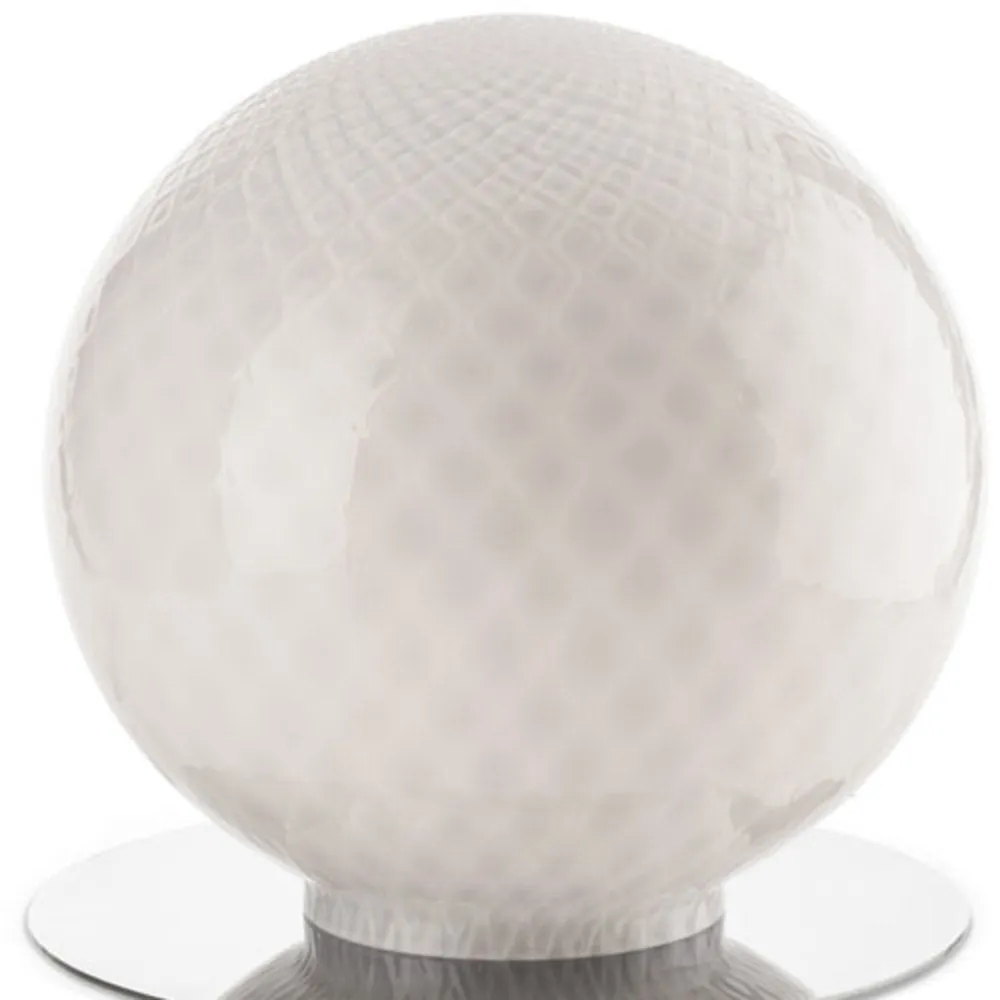 Lampada Da Tavolo Venini Balloton Lattimo
