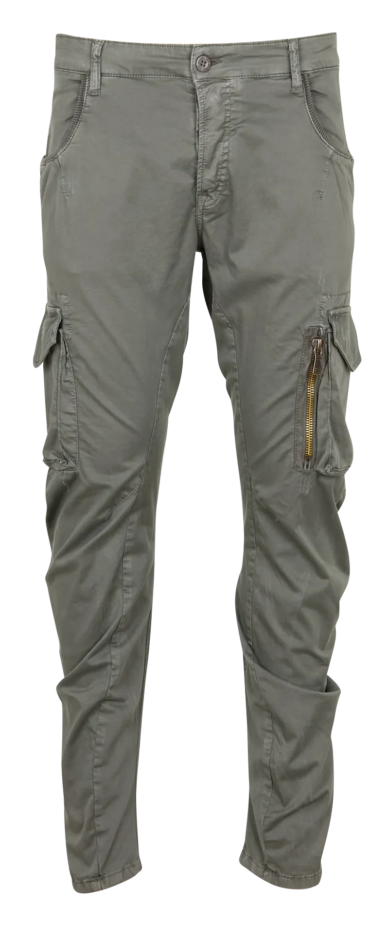  LE TEMPS DES CERISES   Pantaloni cargo con tasche in cotone | Grigio