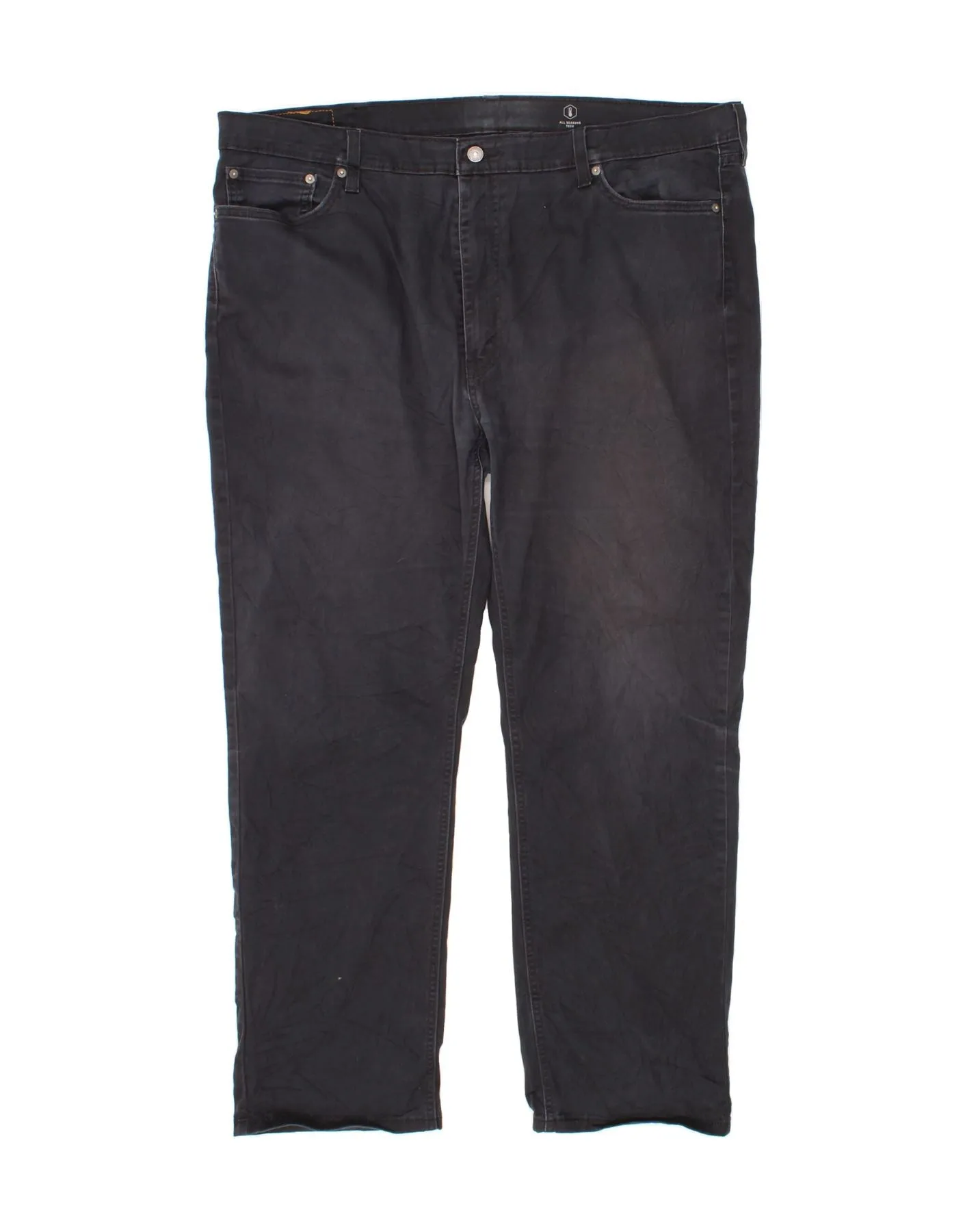 LEVI'S Womens 541 Straight Jeans  W42 L32 Black Cotton