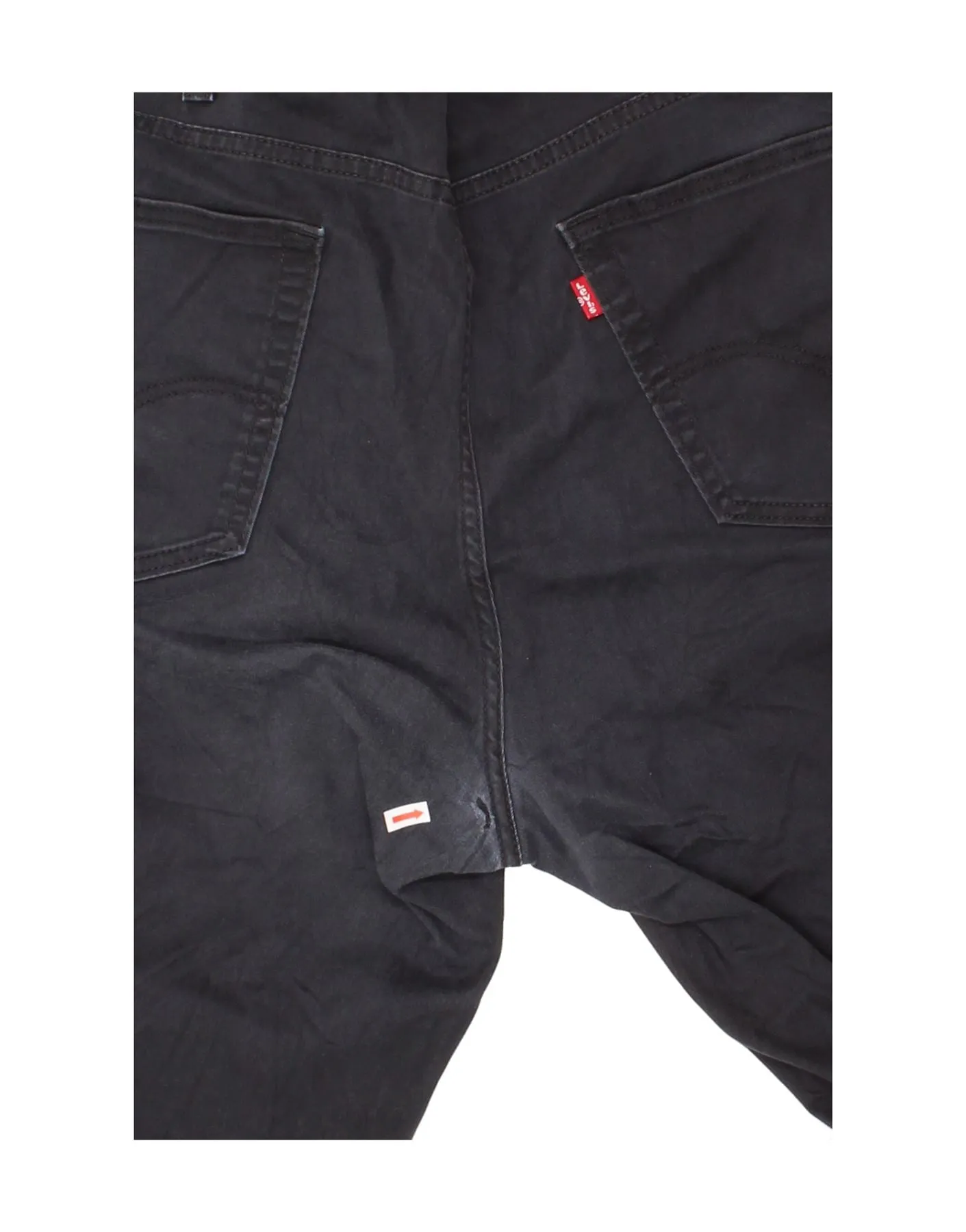 LEVI'S Womens 541 Straight Jeans  W42 L32 Black Cotton