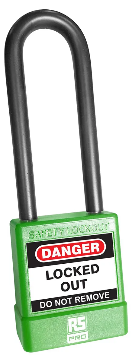Lucchetti di sicurezza con blocco RS PRO in ABS, Acciaio, PVC, grillo da 6mm