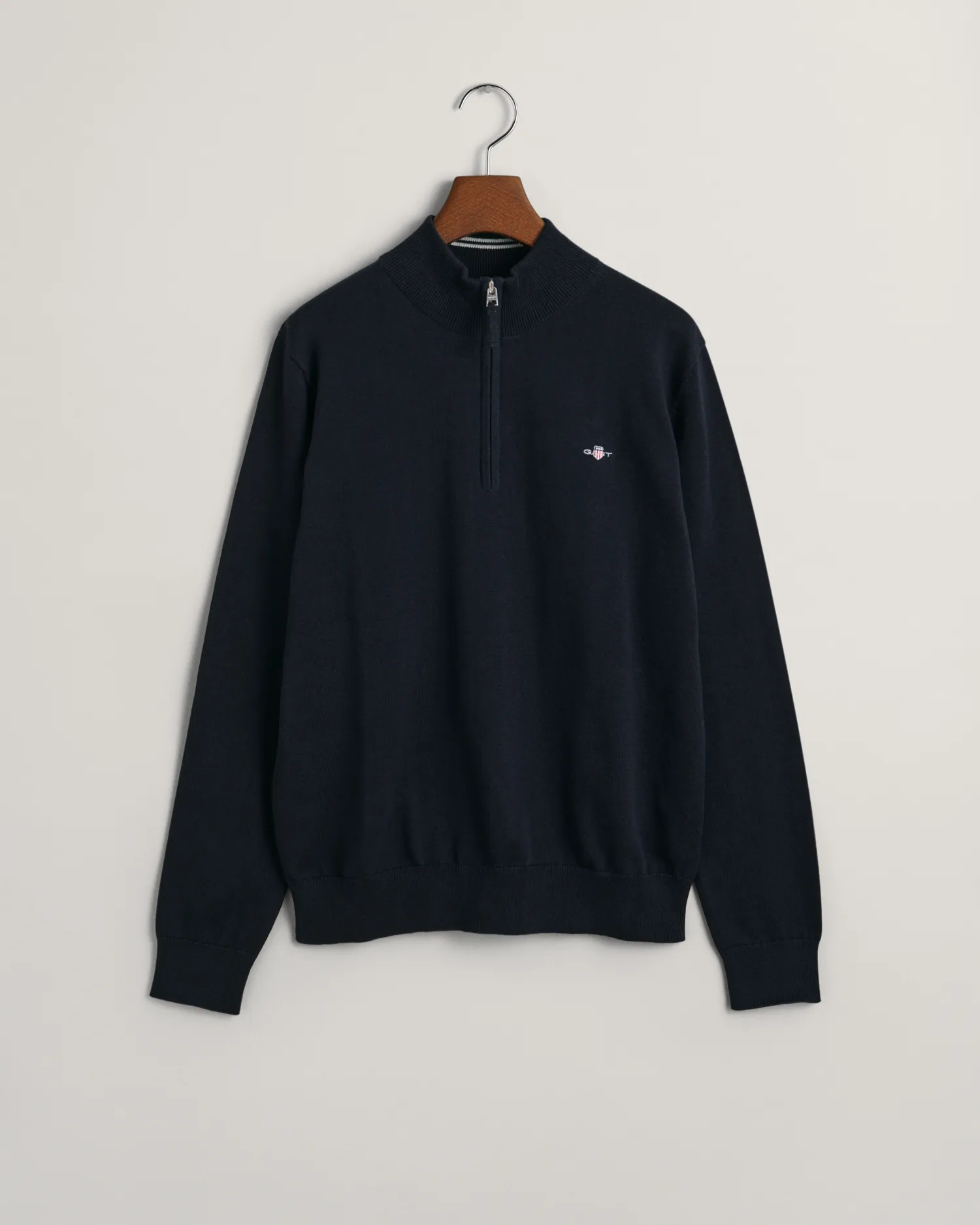 Maglia in cotone con zip corta Shield Teens