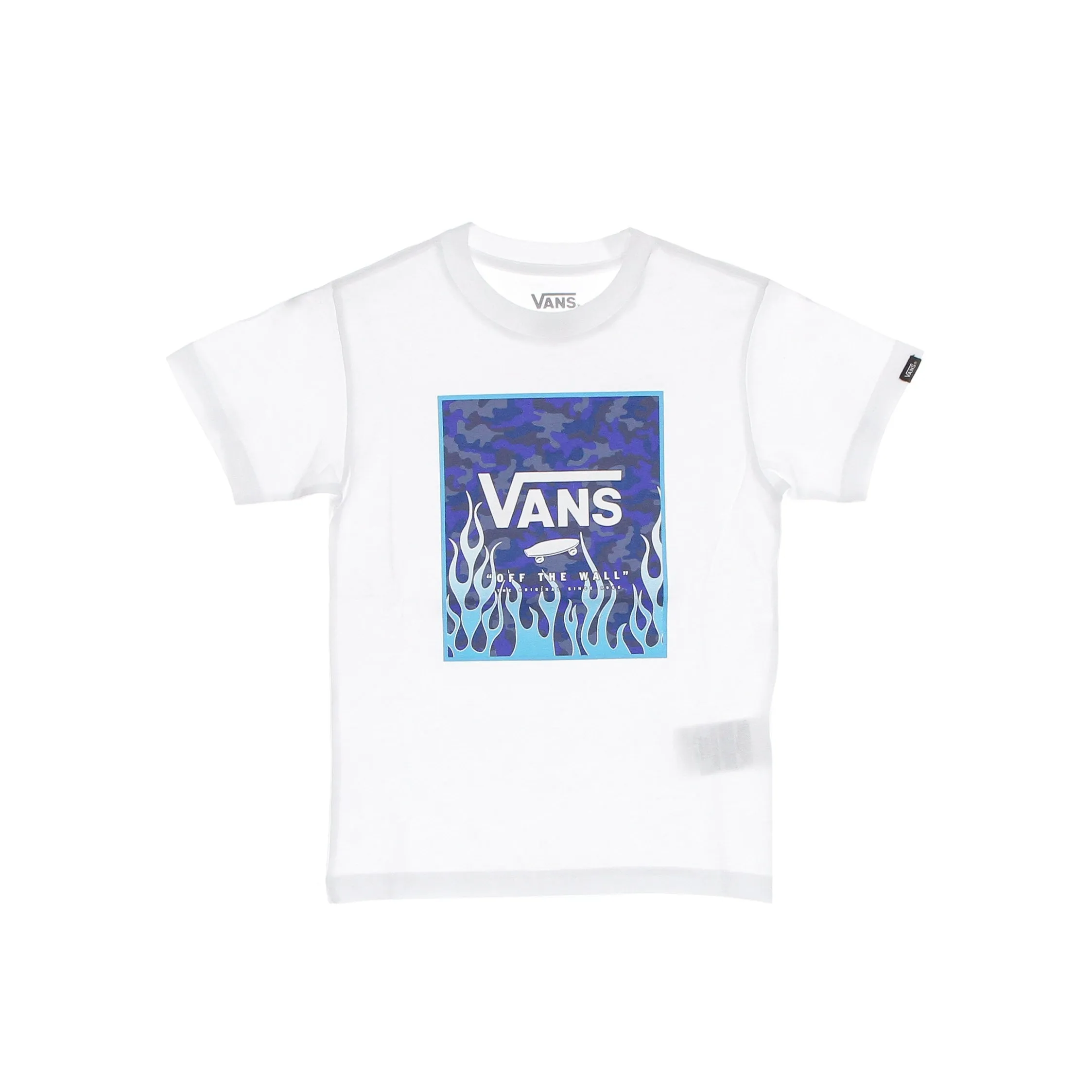 Maglietta Bambino Print Box White/camo Flame