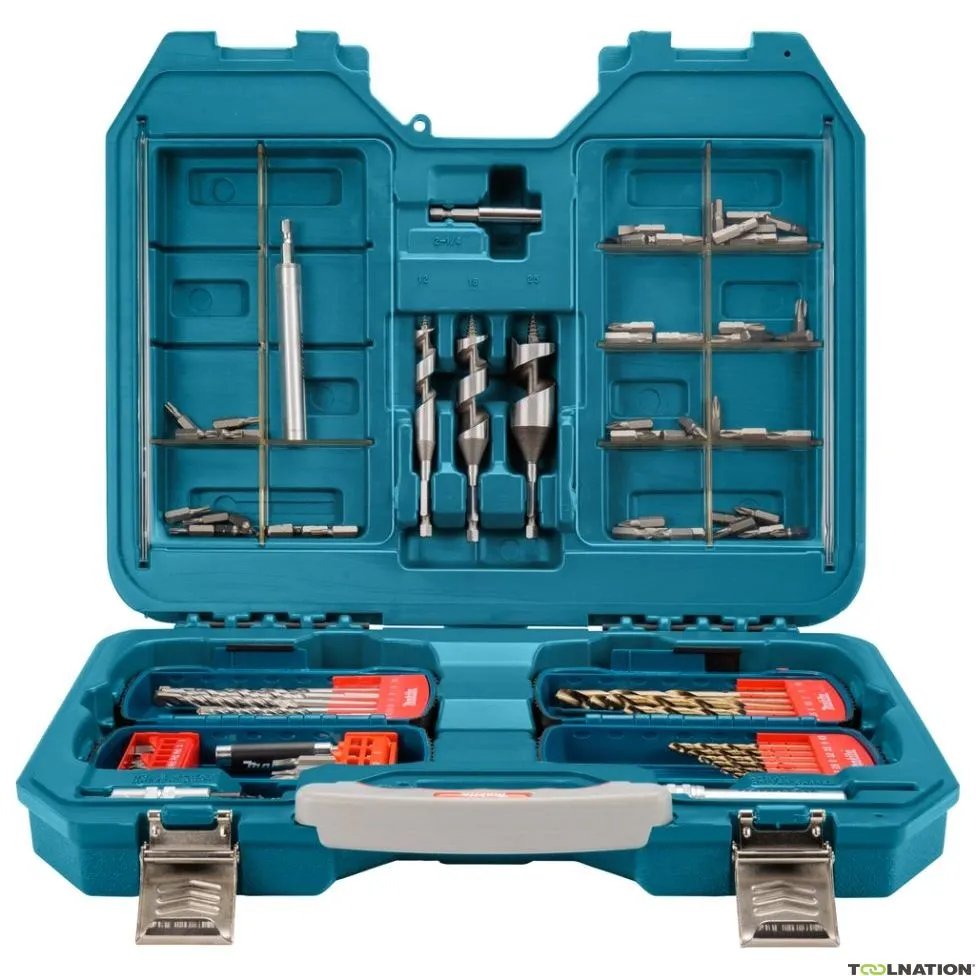 Makita Accessori P-71065 Set di punte per trapano e vite da 104 pezzi