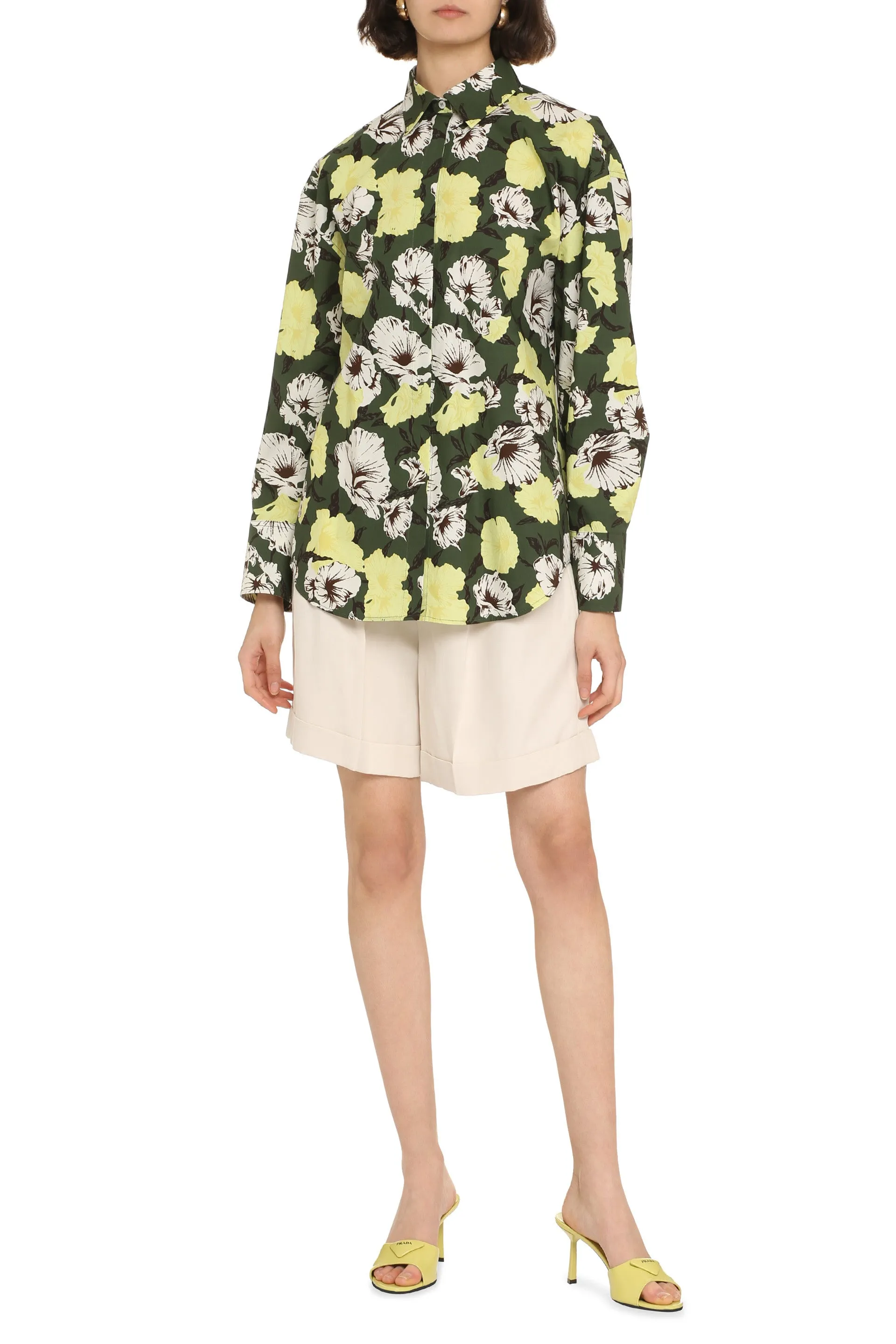 MSGM Camicia in cotone stampato