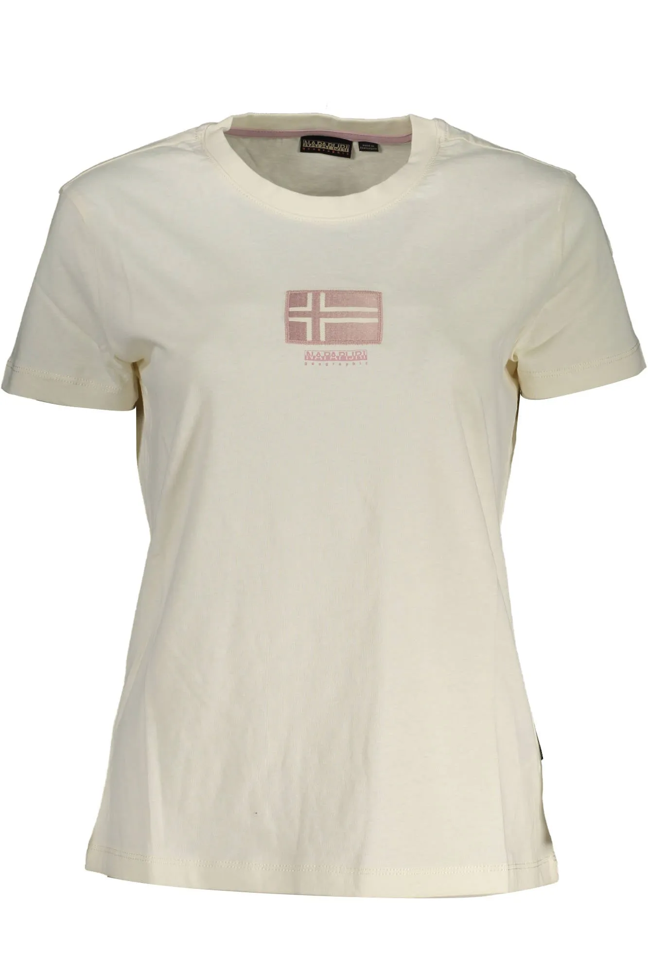 Napapijri t-shirt maniche corte bianco   