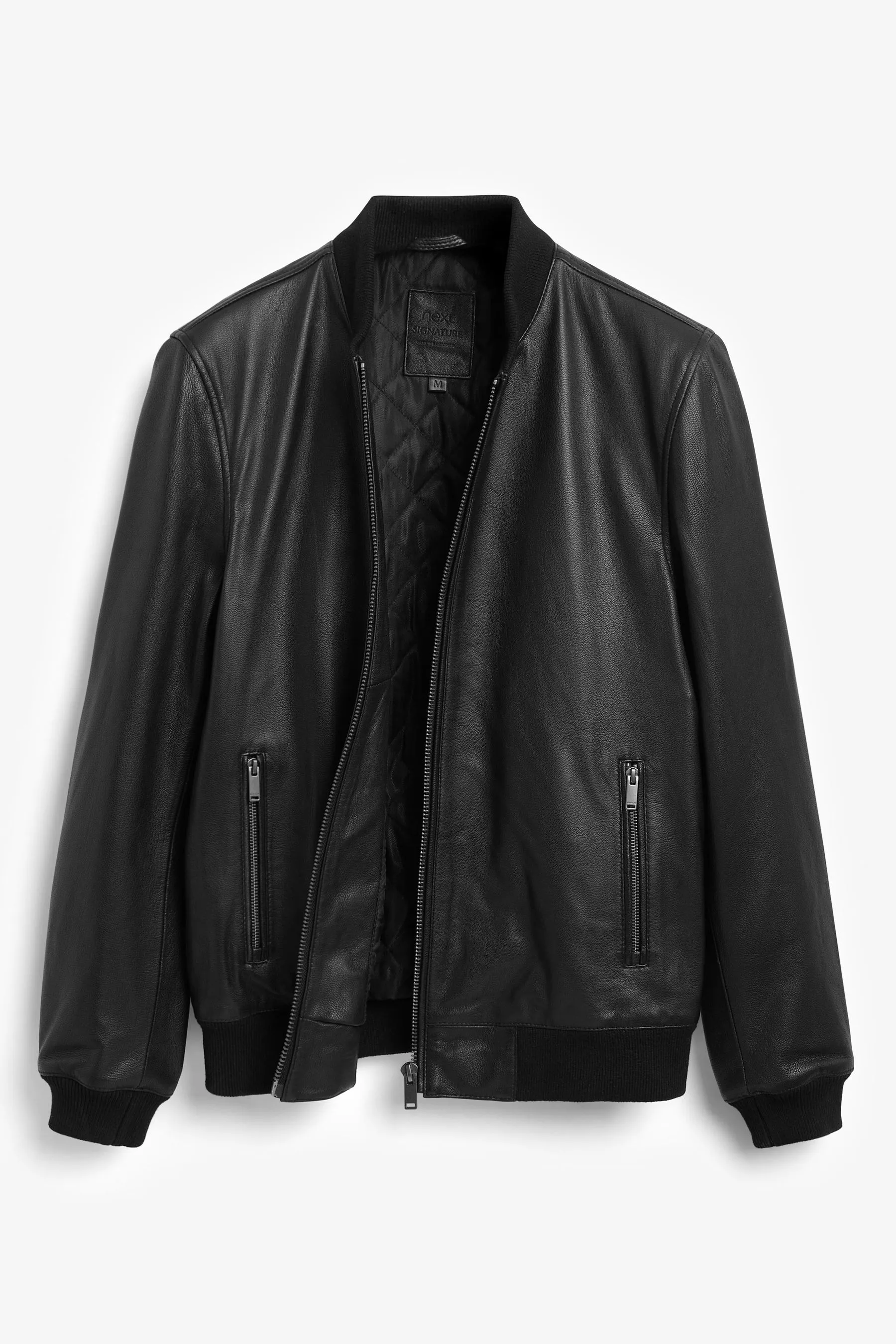 Nero  - Signature - Bomber in pelle