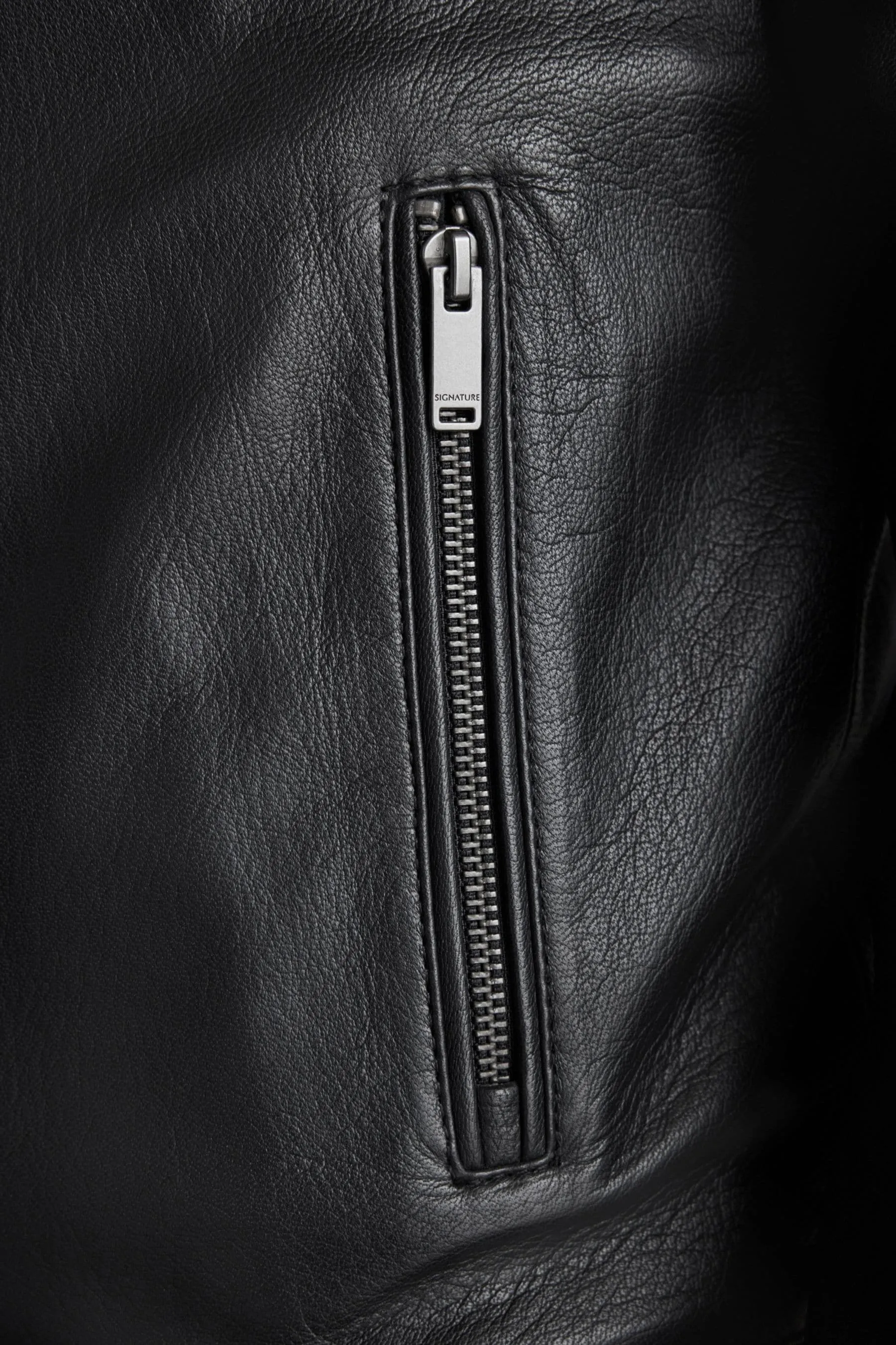 Nero  - Signature - Bomber in pelle