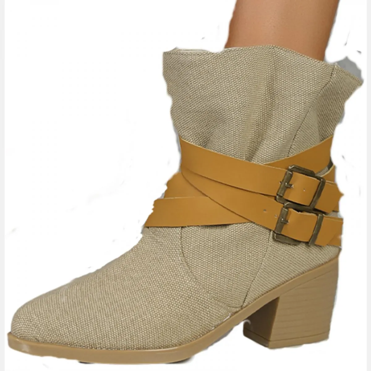 Nuovi stivali gladiatore scarpe da donna tacchi medi Goth inverno 2023 stivali Chelsea di marca caviglia da neve punk moto Botas