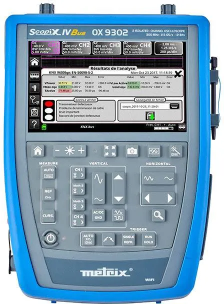 Oscilloscopio Portatile Chauvin Arnoux OX9302-BUS, 2 ch. analogici, 300MHz