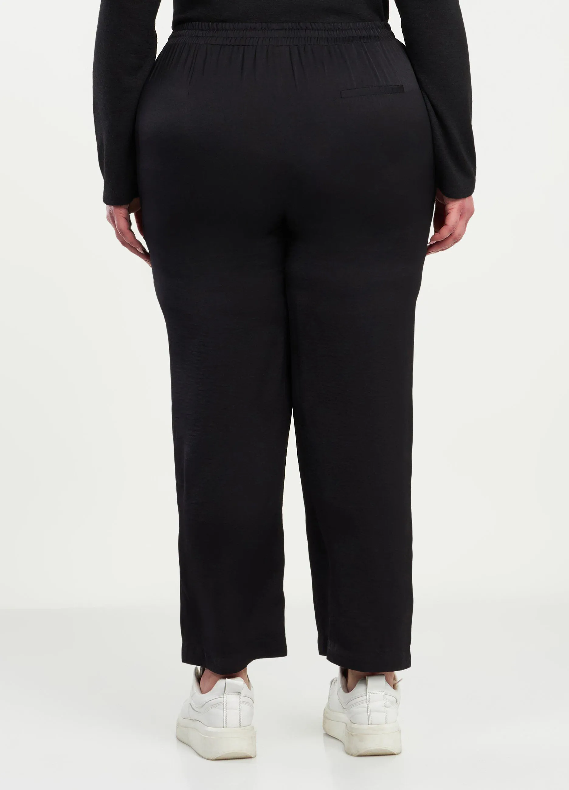 Pantaloni a vita alta donna curvy