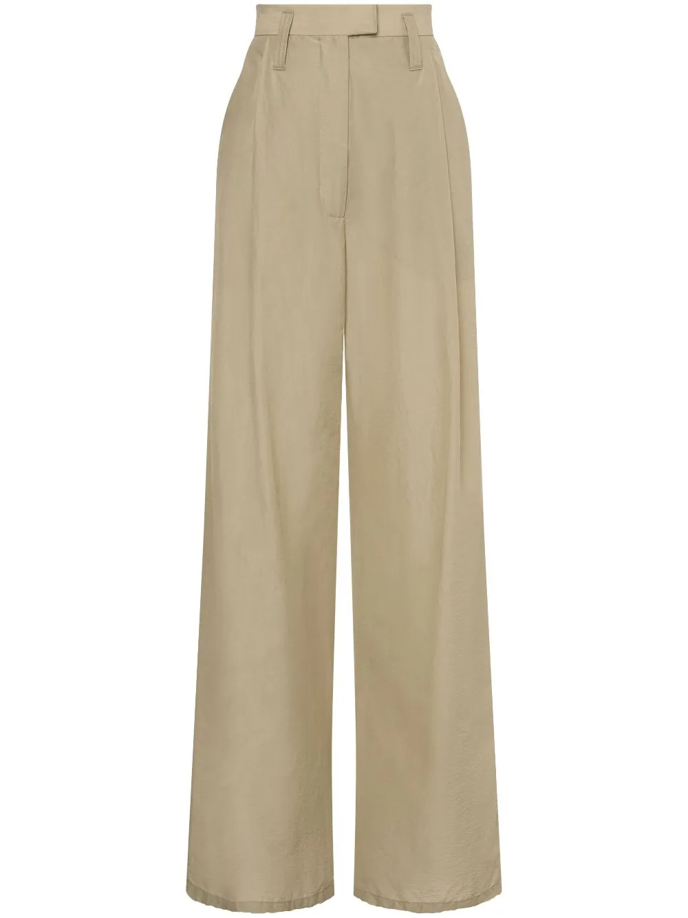 Pantaloni a vita alta in grigio - donna