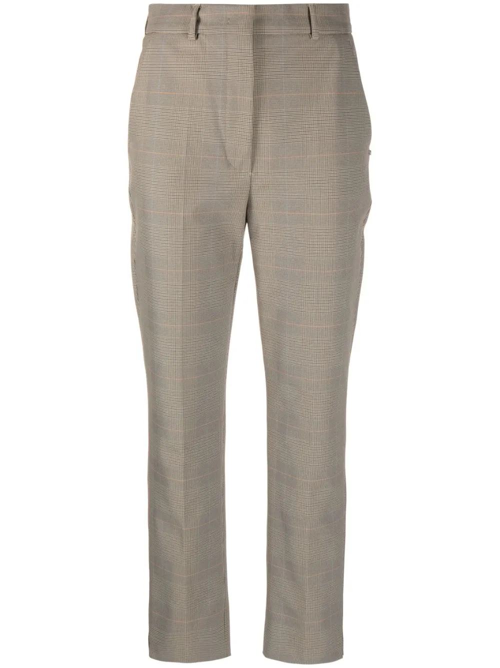 Pantaloni a vita alta operoso in grigio e beige - donna