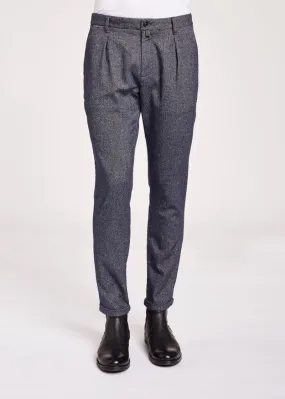 Pantaloni cropped in cotone