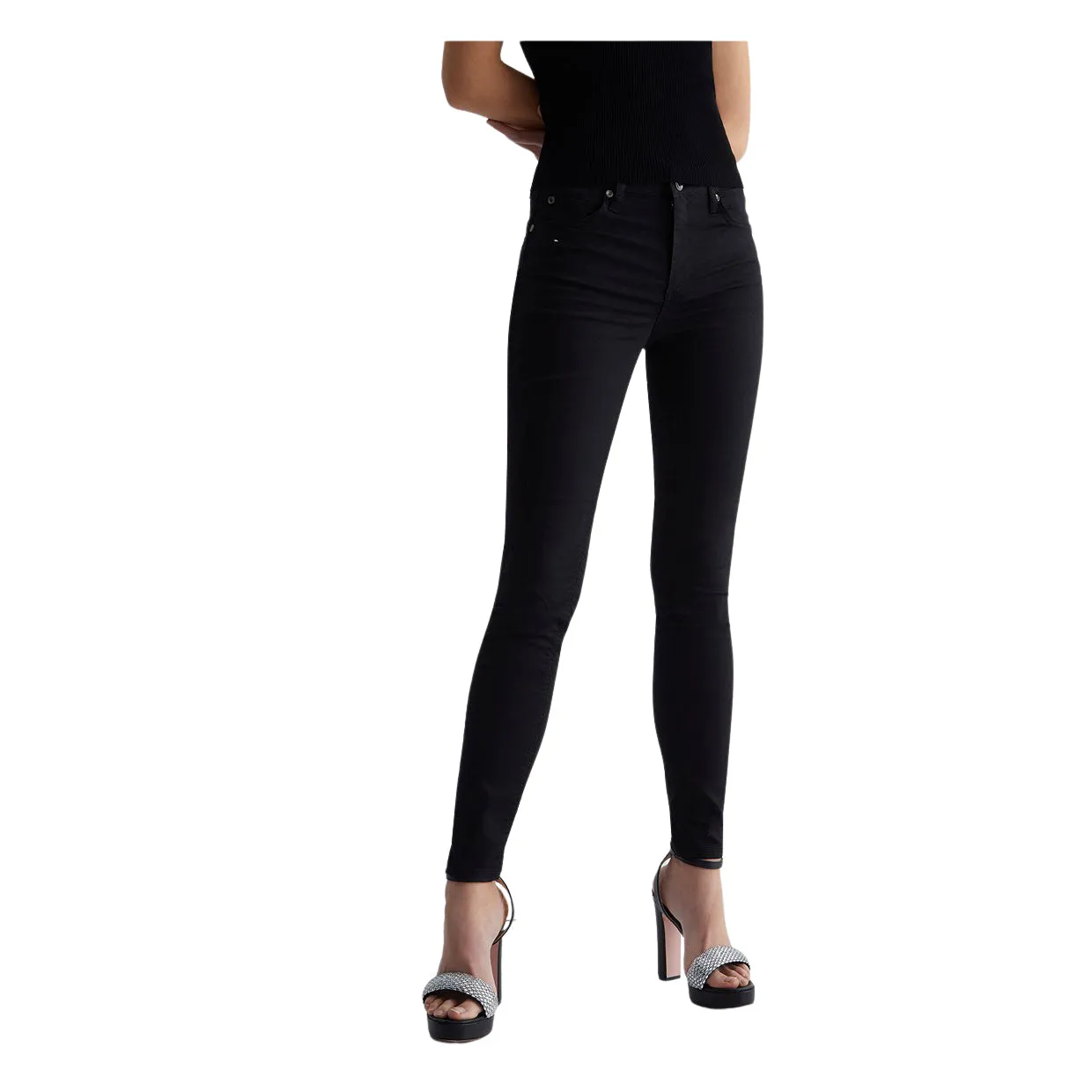 Pantaloni Donna Liu-Jo Vita Alta Nero