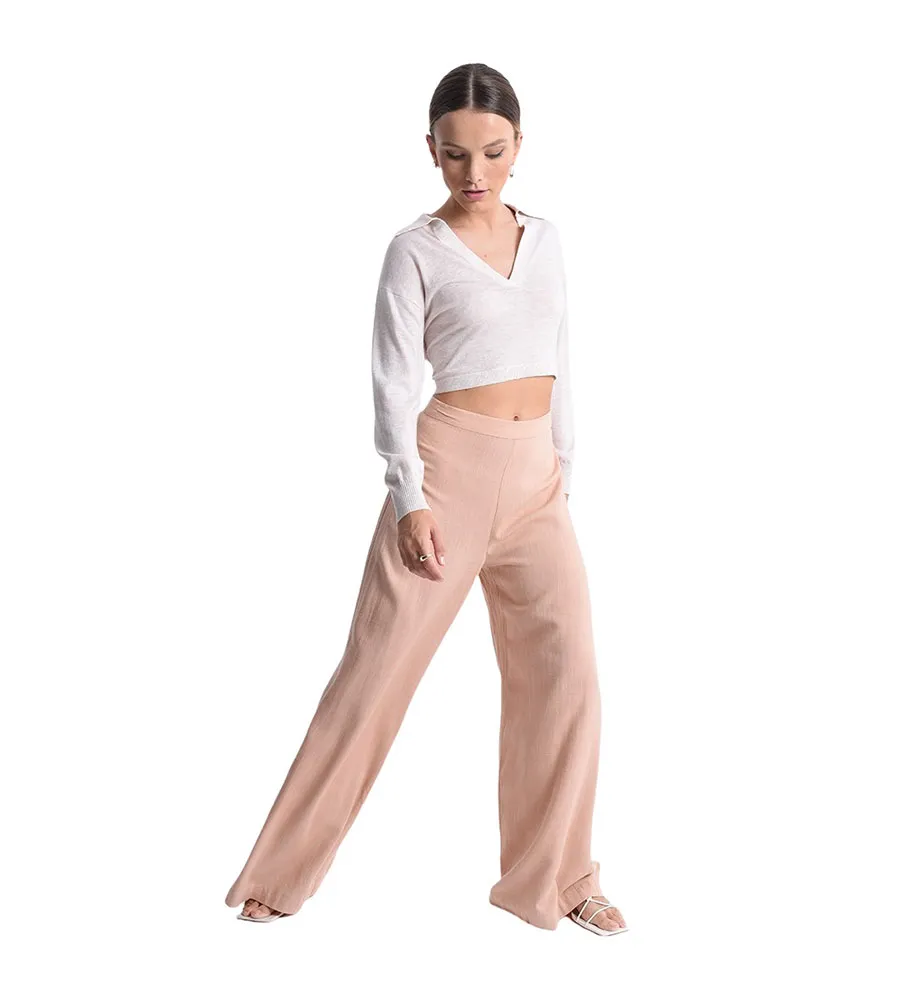Pantaloni vita alta Donna Molly Bracken