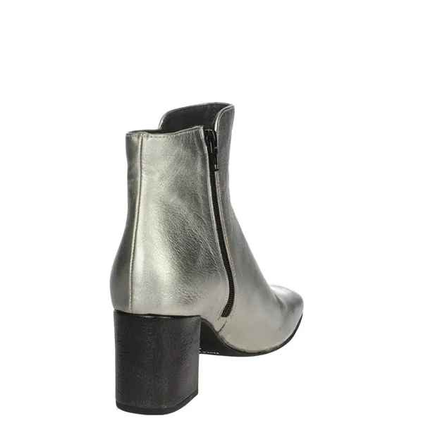 Paola Ferri  STIVALETTI TACCO D3065 ARGENTO