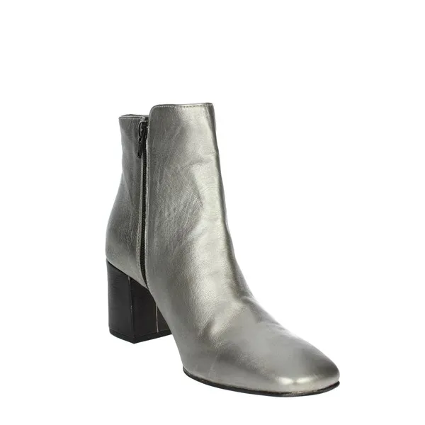 Paola Ferri  STIVALETTI TACCO D3065 ARGENTO