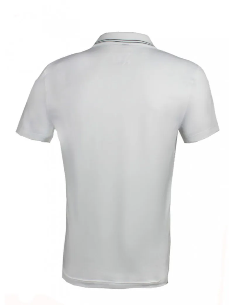 Polo uomo Lacoste sport elasticizzata bianca dh3360