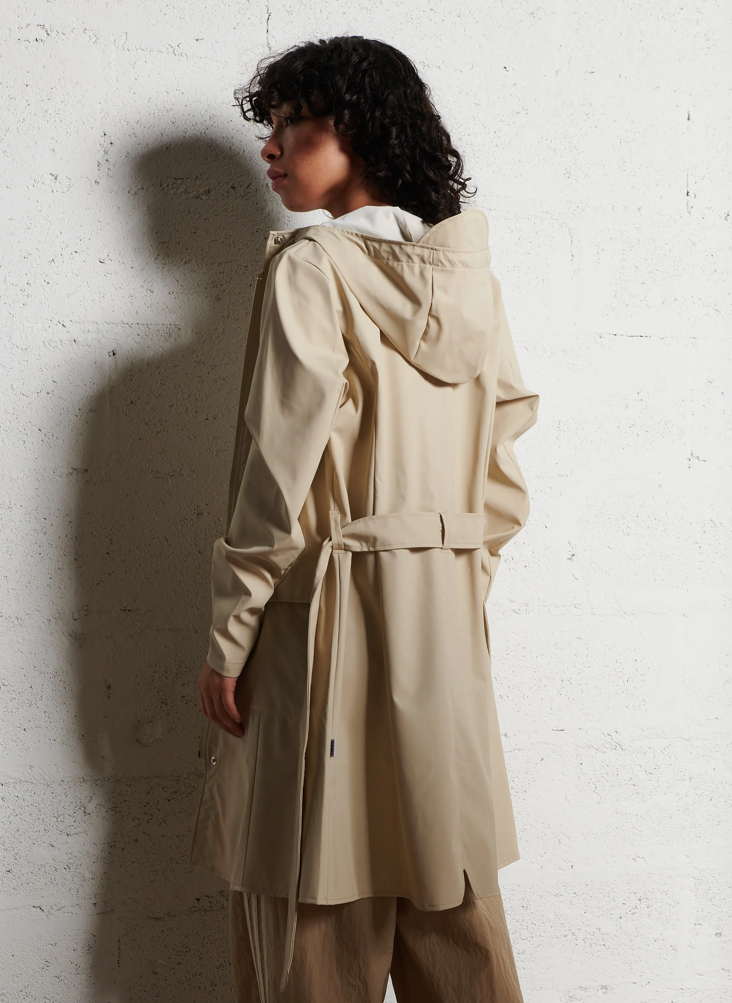  RAINS   Impermeabile con cappuccio | Beige