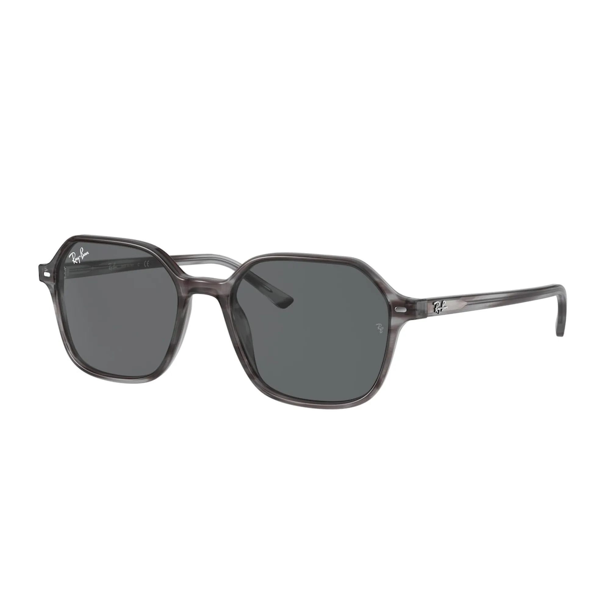   Ray-Ban RB 2194 John 1314B1 Grigio A Strisce | Occhiale Da Sole Unisex 