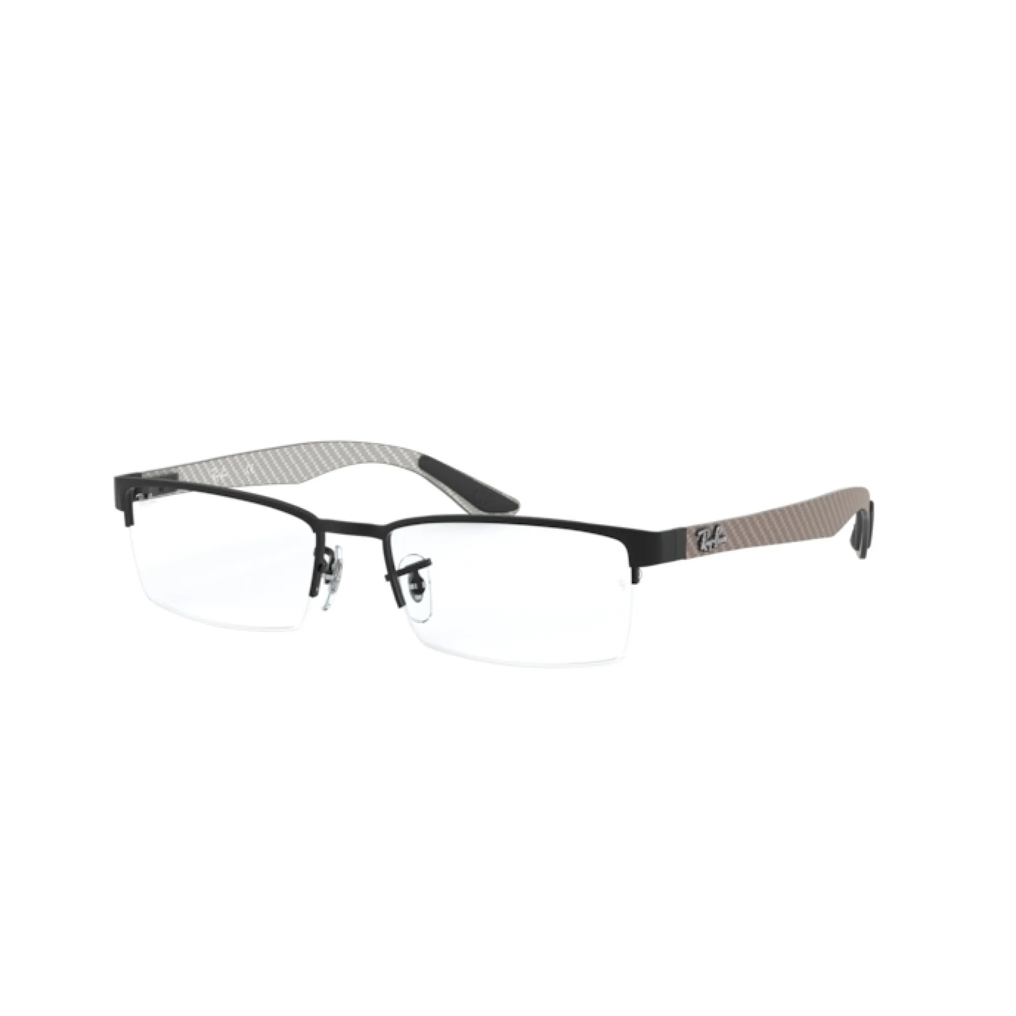   Ray-Ban RX 8412 - 2503 Nero Opaco | Occhiale Da Vista Uomo 