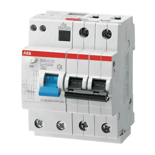 RCBO ABB 2CSR252001R1065, 2P, 6A