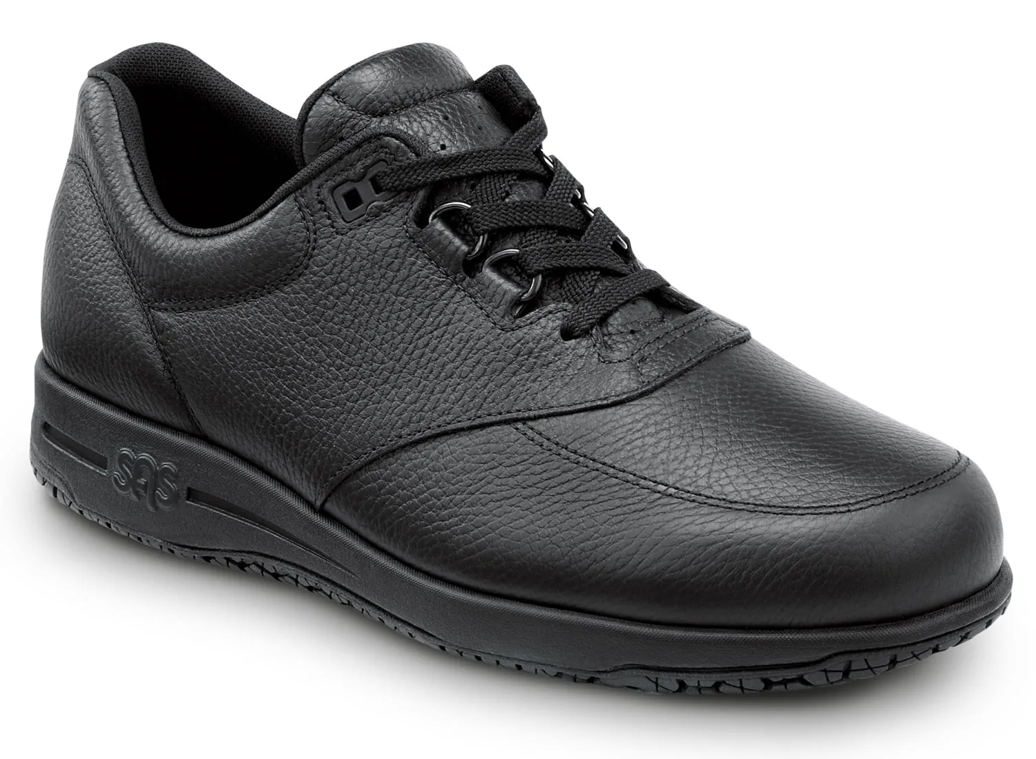 SAN ANTONIO SHOEMAKERS SAS Guardian, Men's, Black, Slip Resistant, Soft Toe, Oxford
