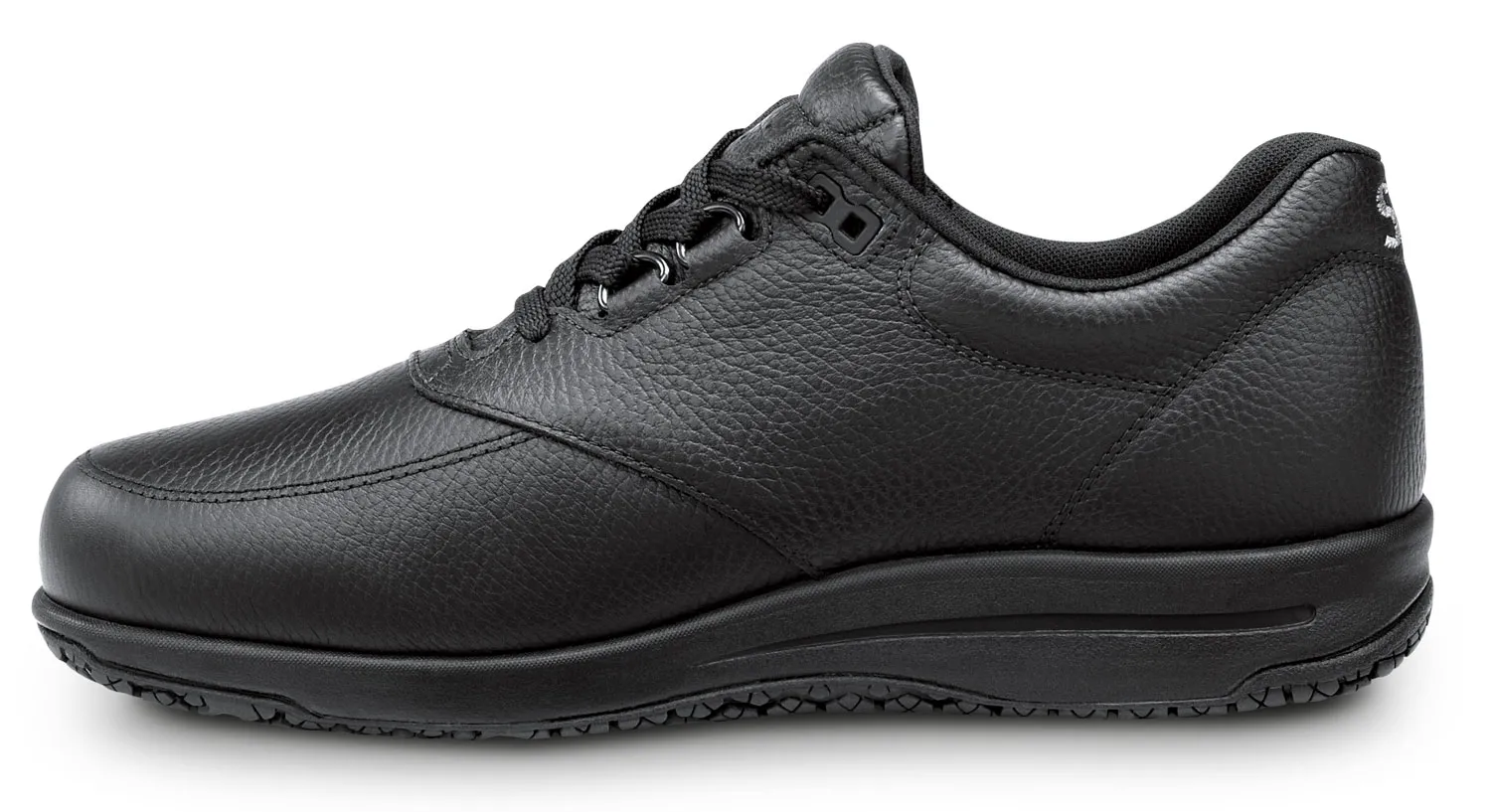 SAN ANTONIO SHOEMAKERS SAS Guardian, Men's, Black, Slip Resistant, Soft Toe, Oxford