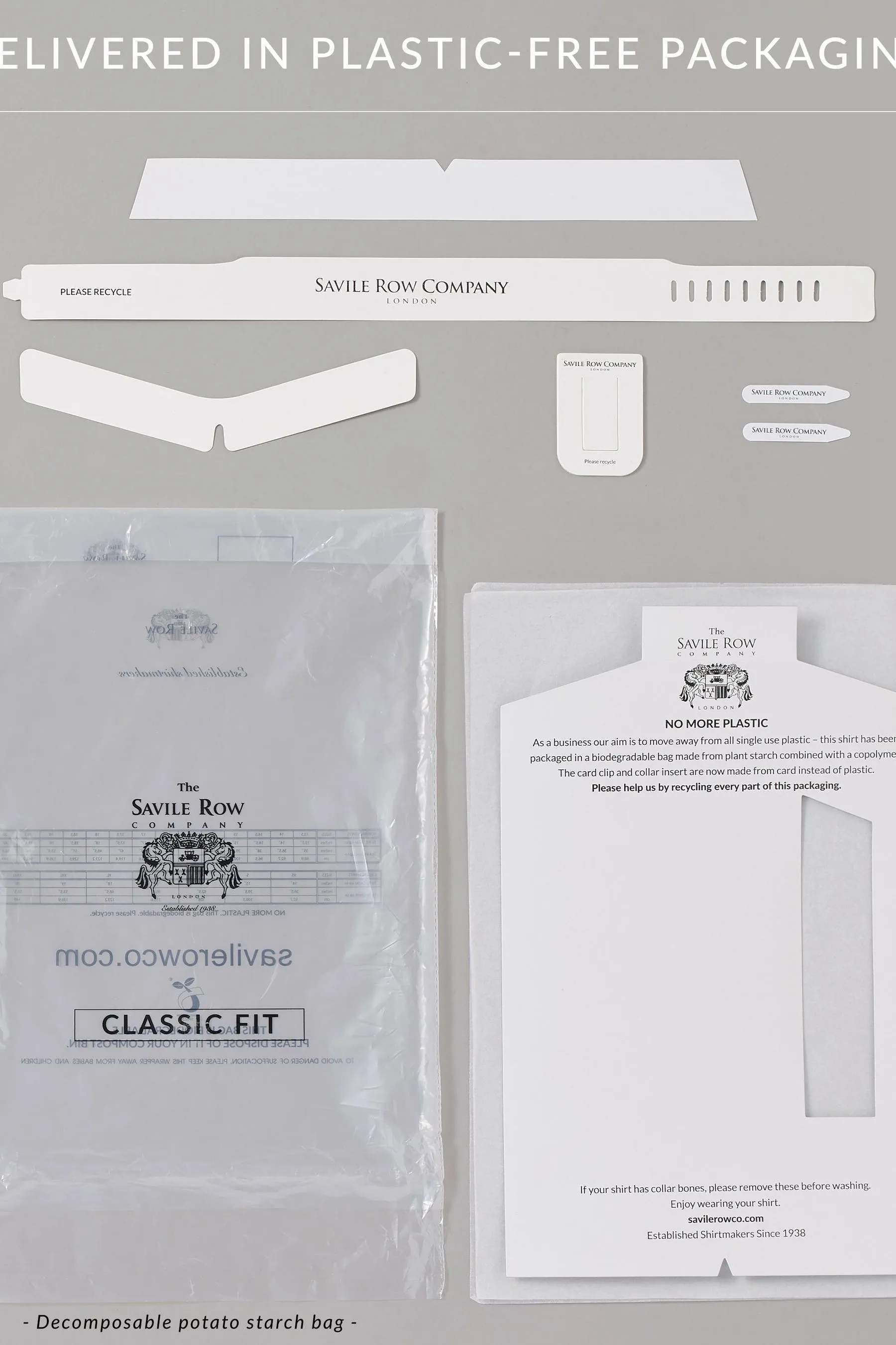 Savile - Row Co - Blu - A righe - Camicia classica con polsino doppio