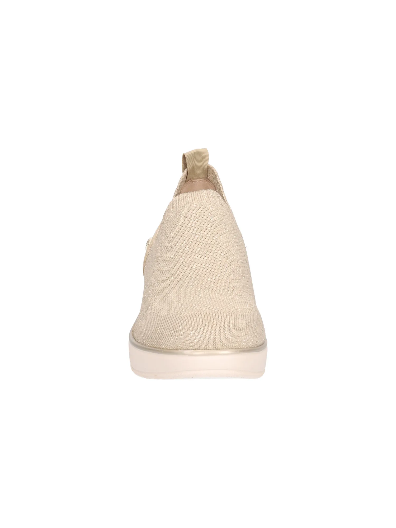 Scarpa slip on con zeppa Valleverde da donna oro