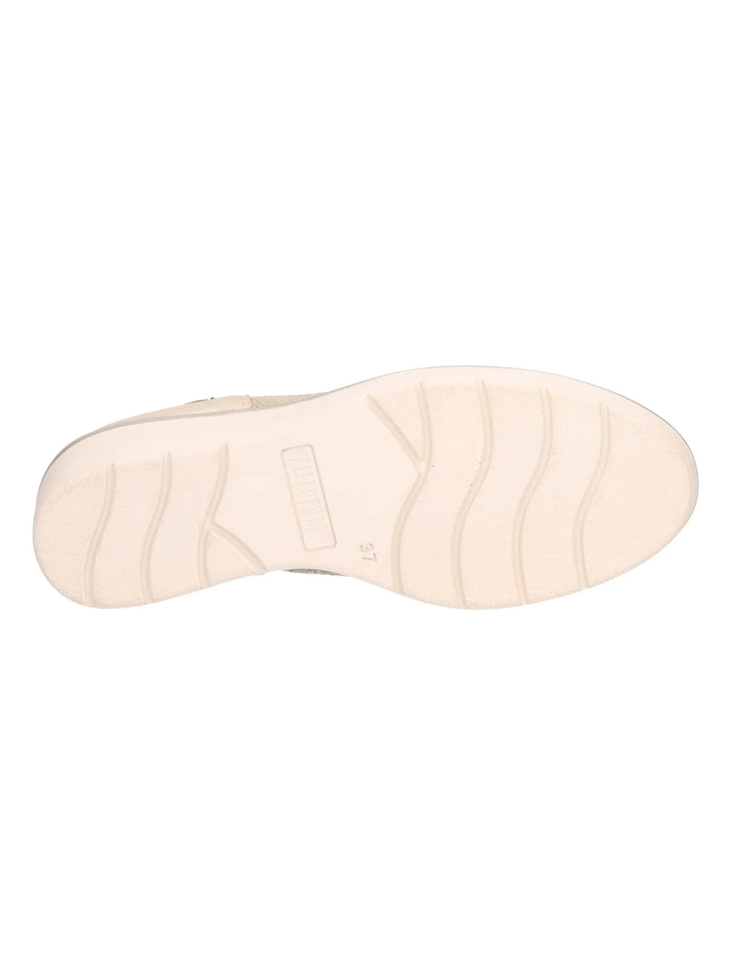 Scarpa slip on con zeppa Valleverde da donna oro