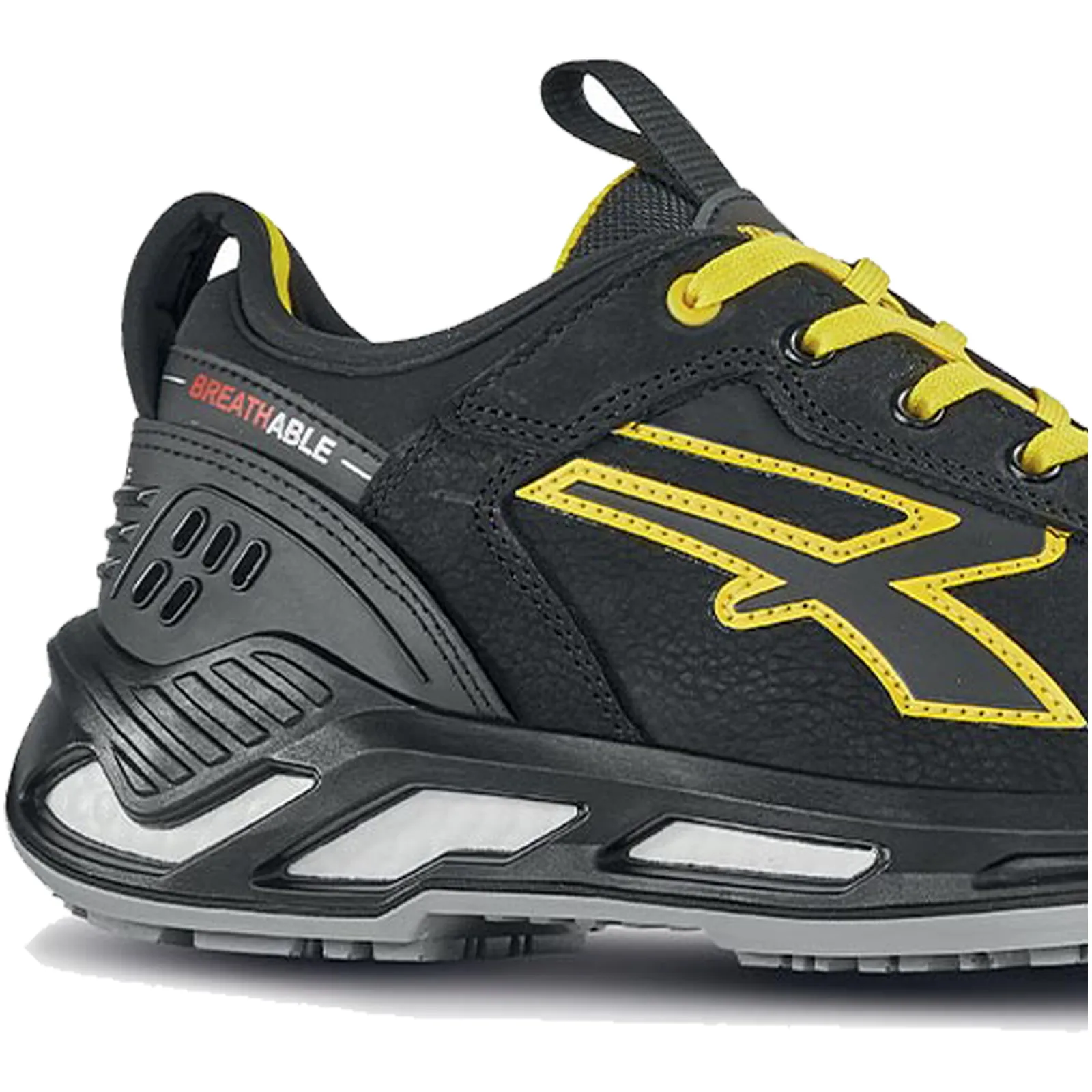 Scarpe Antinfortunistiche Basse in Pelle da Lavoro U-POWER Linea Red 360 da Uomo Donna RICK S3