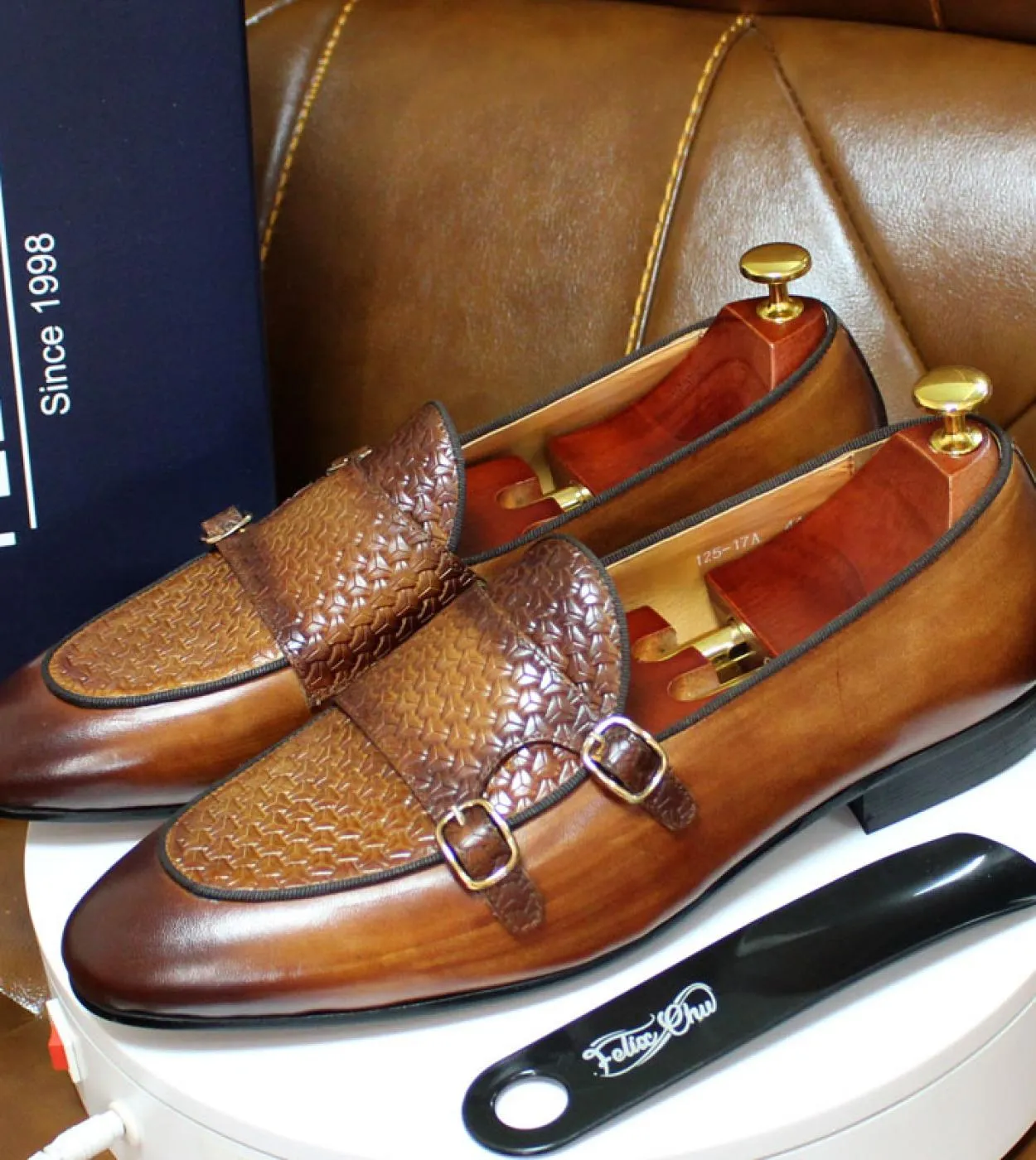 Scarpe con cinturino in vera pelle Scarpe da uomo in pelle da uomo Scarpe eleganti da uomo Taglia