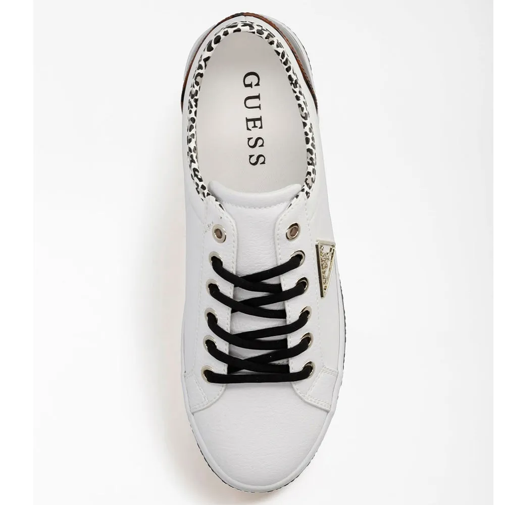 Scarpe Donna GUESS Sneakers Linea Bhania Colore White