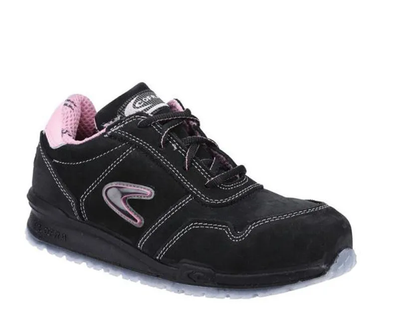 Scarpe sportive antinfortunistiche Cofra Alice, Donna tg. 41, col. Nero, con puntale di sicurezza