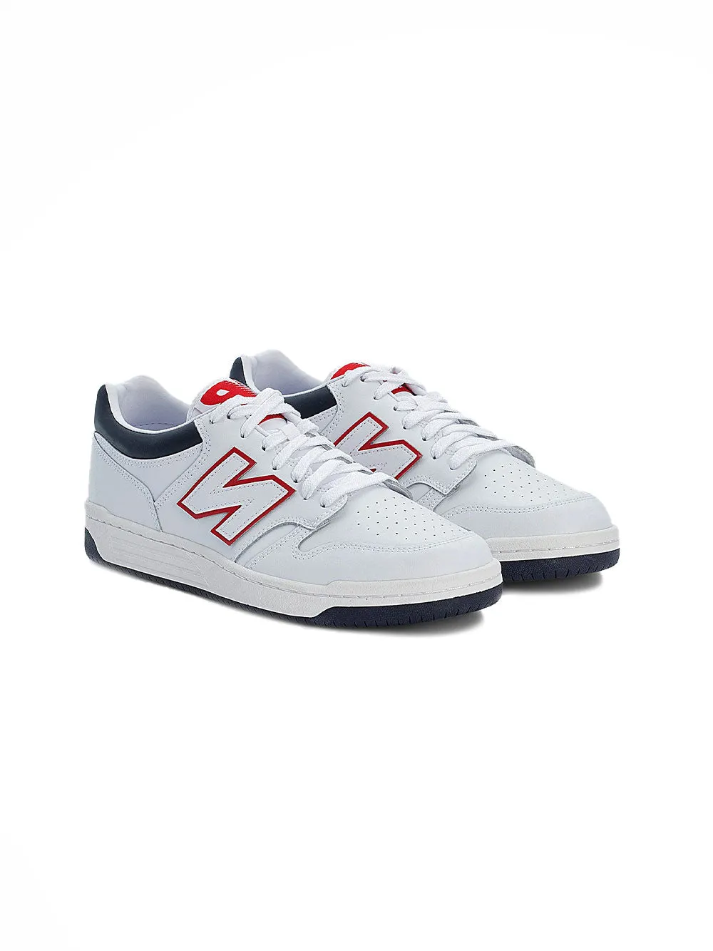 Sneakers Basse Uomo modello 480 Bianche, Nere, Rosse