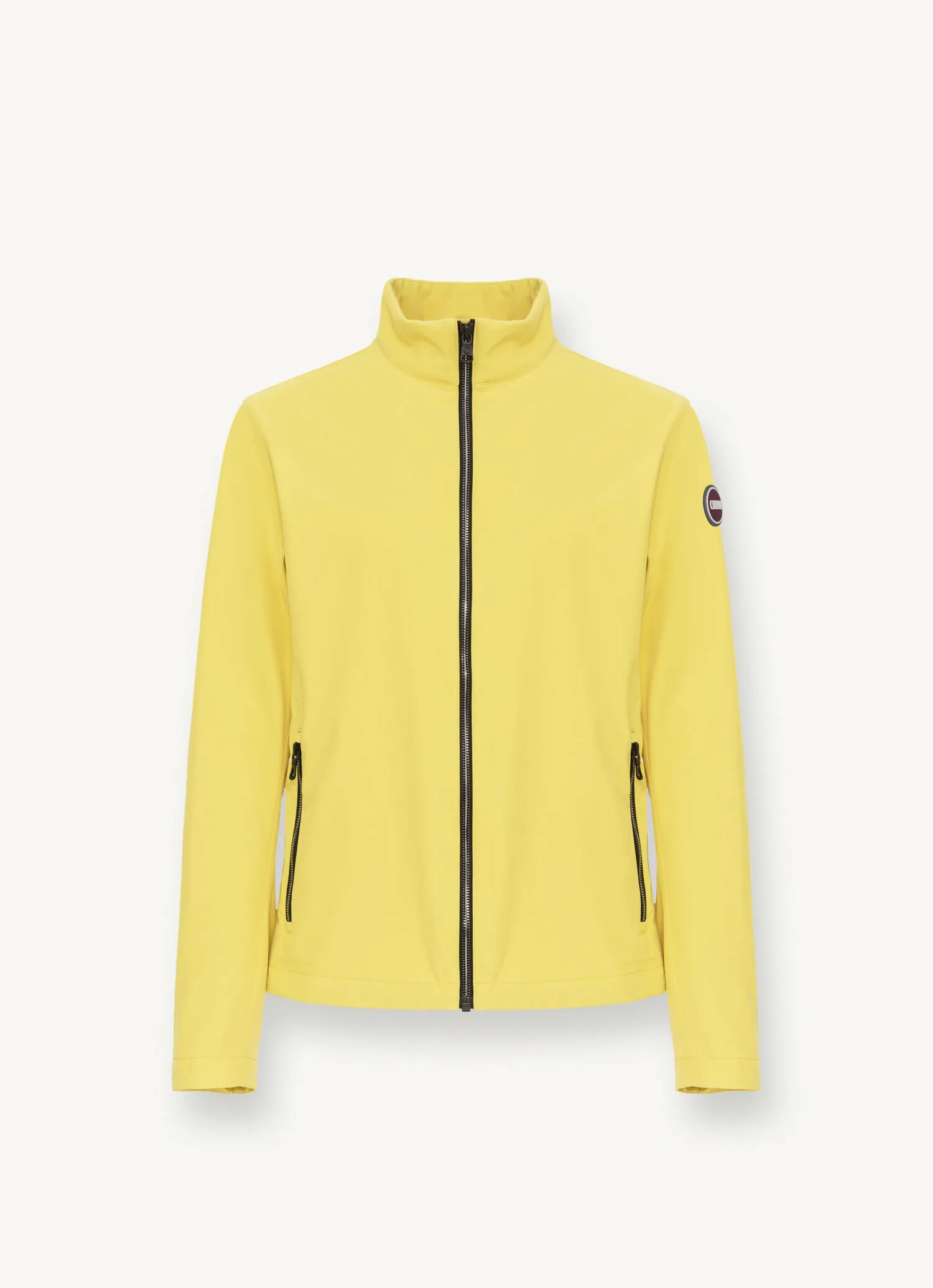 Softshell jacket with adjustment at the hem