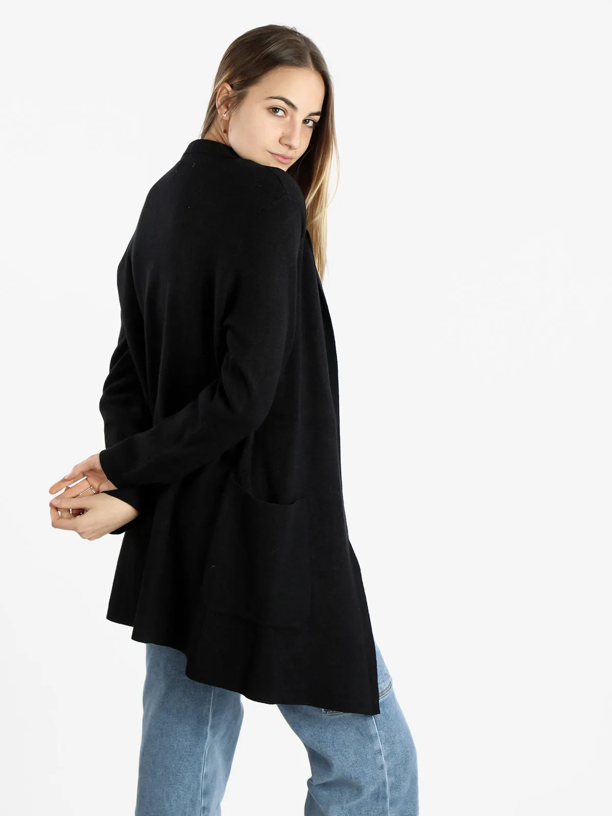 Solada Cardigan ouvert femme en grosse maille
