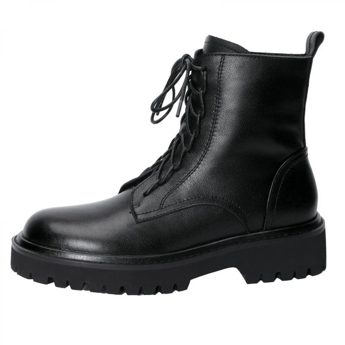 Stivaletti da donna in vera pelle di alta qualità Scarpe casual con cerniera in pelliccia da donna Stivali da neve in lana autun