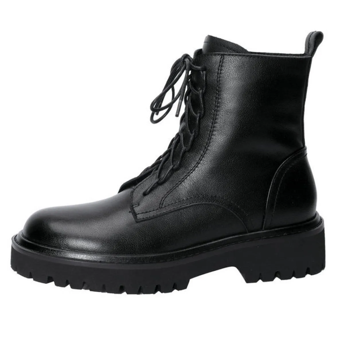 Stivaletti da donna in vera pelle di alta qualità Scarpe casual con cerniera in pelliccia da donna Stivali da neve in lana autun
