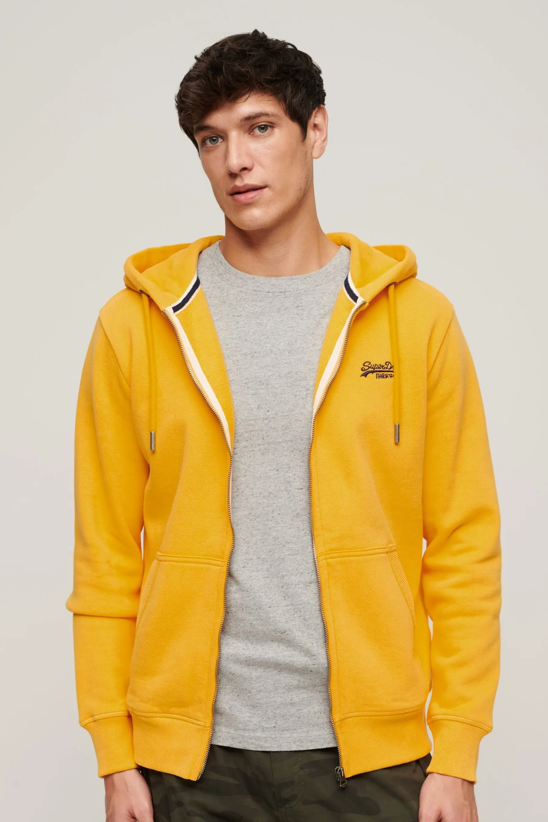Superdry 100% Cotton Essential Logo Zip-Up Hoodie    